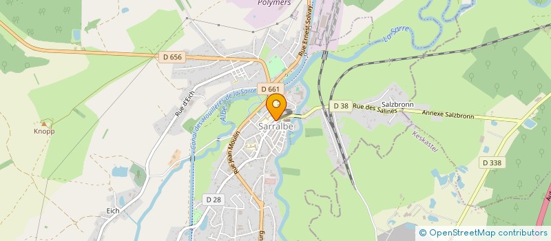 localisation de l'entreprise CHAUSSURES PIERRE à SARRALBE