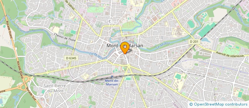 localisation de l'entreprise CHAUSSURES PUYSSEGUR à MONT-DE-MARSAN