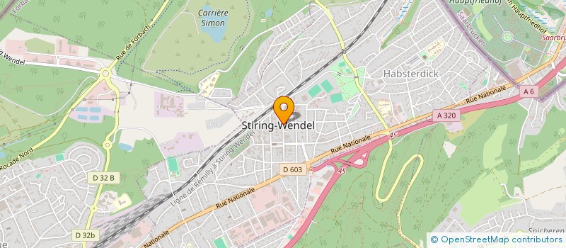 localisation de l'entreprise CHAUSSURES REIF à STIRING-WENDEL