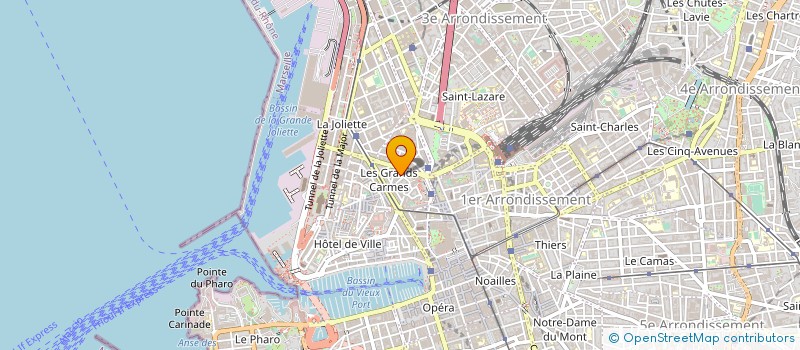 localisation de l'entreprise CHAUSSURES RIANA à MARSEILLE