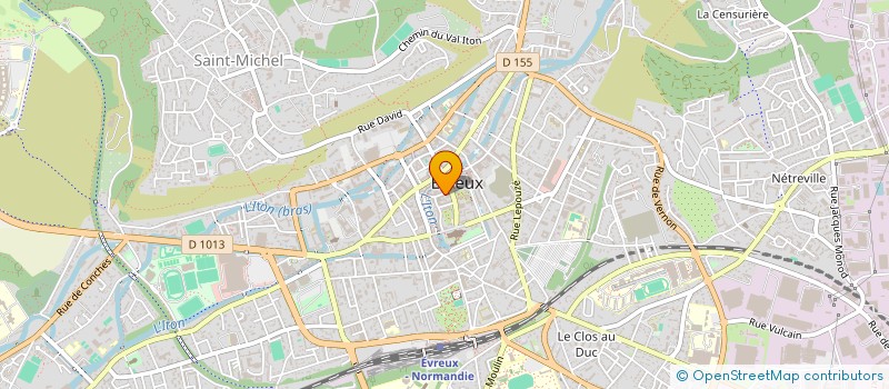localisation de l'entreprise CHAUSSURES VALERIE à EVREUX