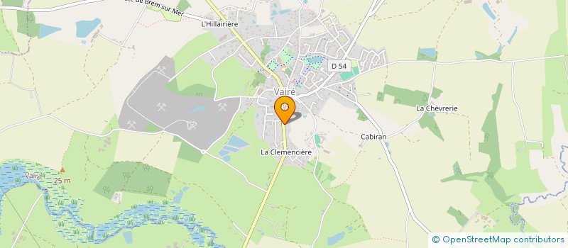 localisation de l'entreprise CHAUSSURES VIOLLEAU à VAIRE