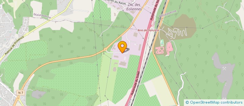 localisation de l'entreprise CHAUSSY & GOMEZ à DONZERE