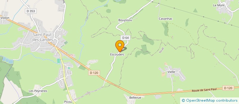 localisation de l'entreprise CHAUSY à SAINT-PAUL-DES-LANDES
