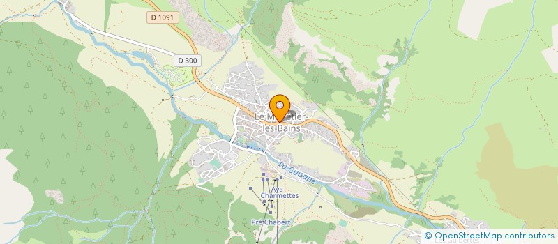 localisation de l'entreprise CHAUTAGNE LOISIRS à LE MONETIER-LES-BAINS