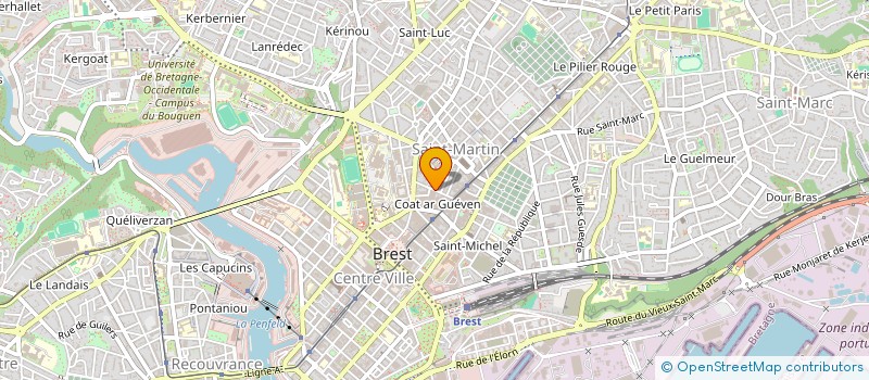 localisation de l'entreprise CHAUTEX à BREST