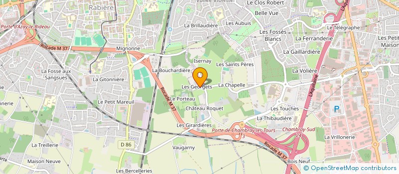 localisation de l'entreprise CHAUTURIM  CHAMBRAY-LES-TOURS