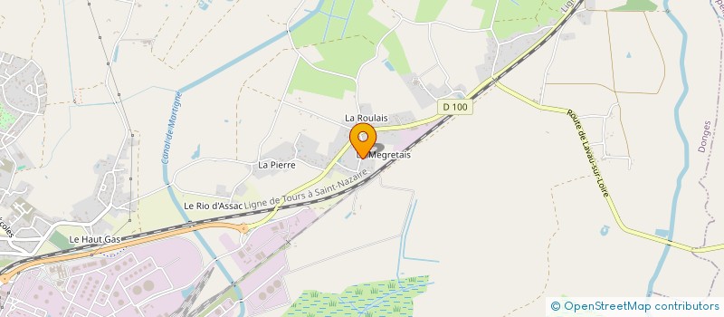 localisation de l'entreprise CHAUVE JU TRANS à DONGES