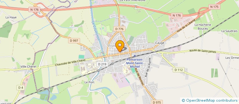 localisation de l'entreprise CHAUVEAU à PONTORSON
