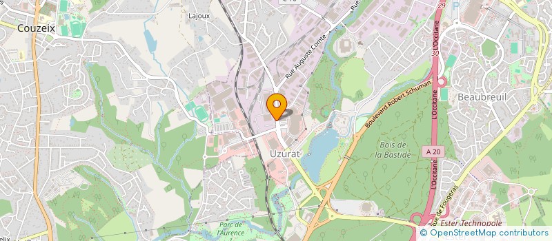 localisation de l'entreprise CHAUVEAU à LIMOGES