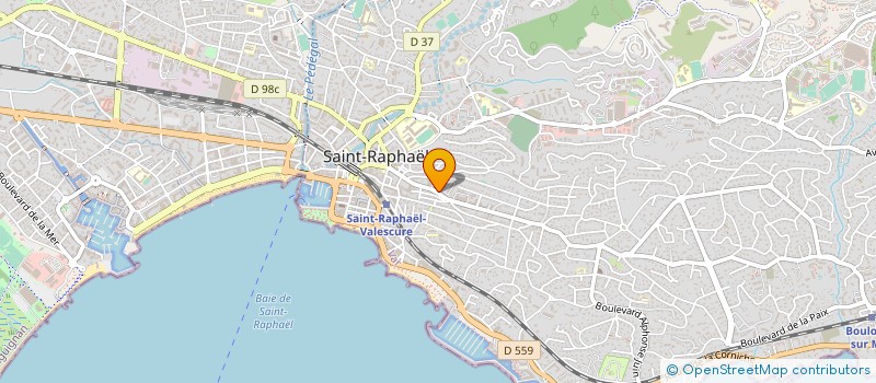 localisation de l'entreprise CHAUVEAU à SAINT-RAPHAEL