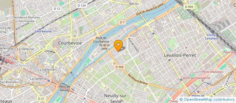 localisation de l'entreprise CHAUVEAU FINANCES à NEUILLY-SUR-SEINE
