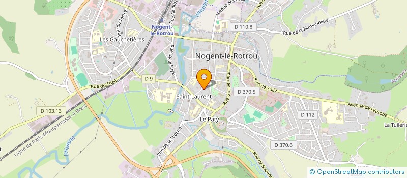 localisation de l'entreprise CHAUVEAU JCD à NOGENT-LE-ROTROU