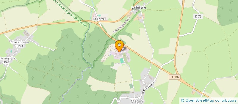 localisation de l'entreprise CHAUVEAU MECANO-SOUDURE  MAGNY