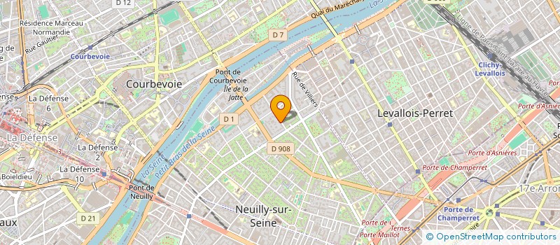 localisation de l'entreprise CHAUVEAU NEUILLY à NEUILLY-SUR-SEINE