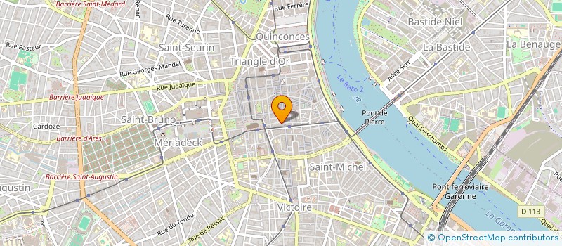 localisation de l'entreprise CHAUVEAUX  BORDEAUX