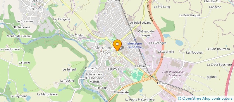localisation de l'entreprise CHAUVEFA à SAINT-LAURENT-SUR-SEVRE