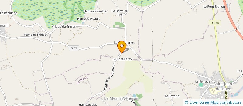 localisation de l'entreprise CHAUVEL  PONT-HEBERT