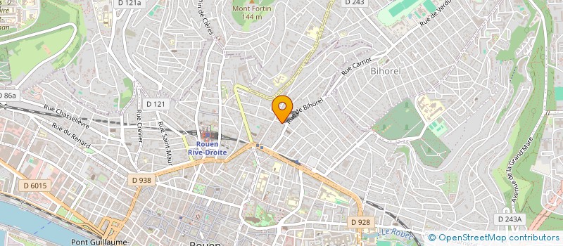 localisation de l'entreprise CHAUVEL-BISSON  ROUEN
