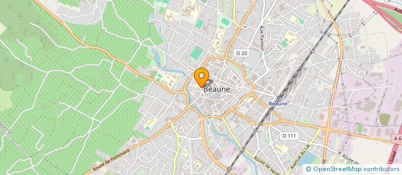 localisation de l'entreprise CHAUVENET-VINEL à BEAUNE