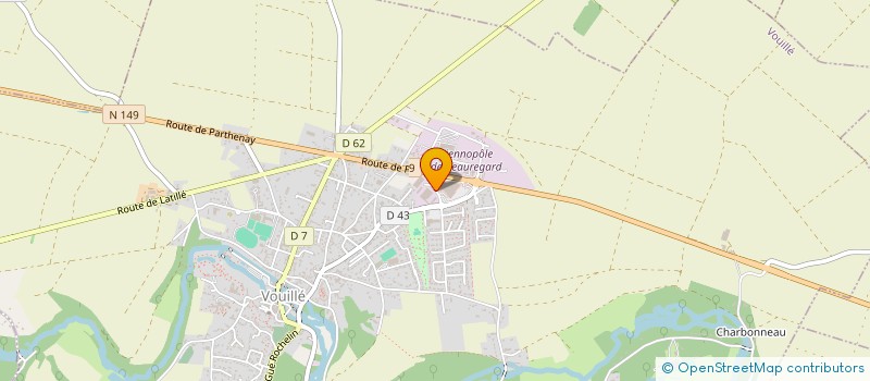 localisation de l'entreprise CHAUVET à VOUILLE