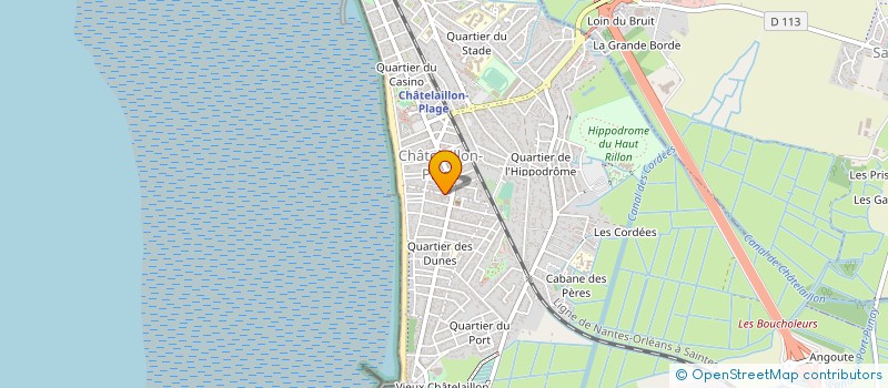 localisation de l'entreprise CHAUVET-LIAIGRE à CHATELAILLON-PLAGE