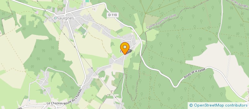 localisation de l'entreprise CHAUVET WALTER  CHAULGNES