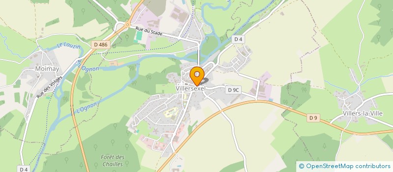 localisation de l'entreprise CHAUVEY PIERRE-YVES  VILLERSEXEL