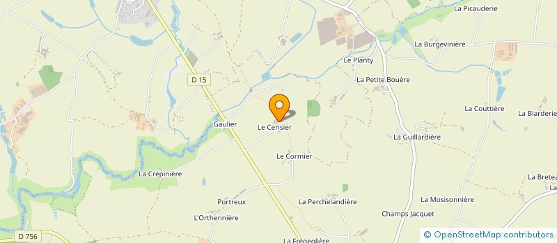 localisation de l'entreprise CHAUVIERE à BEAUPREAU-EN-MAUGES