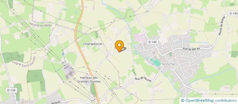 localisation de l'entreprise CHAUVIERE  TELOCHE