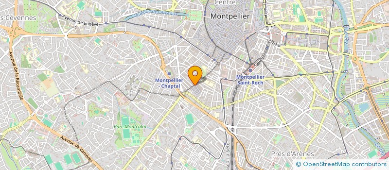 localisation de l'entreprise CHAUVIN à MONTPELLIER