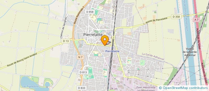 localisation de l'entreprise CHAUVIN ANDRE à PIERRELATTE