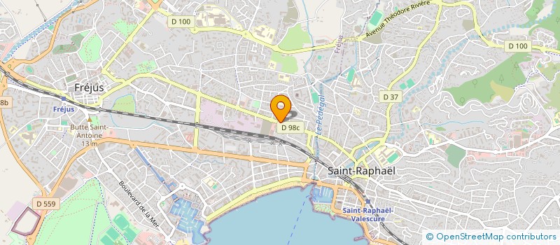 localisation de l'entreprise CHAUVIN / BODERO  FREJUS