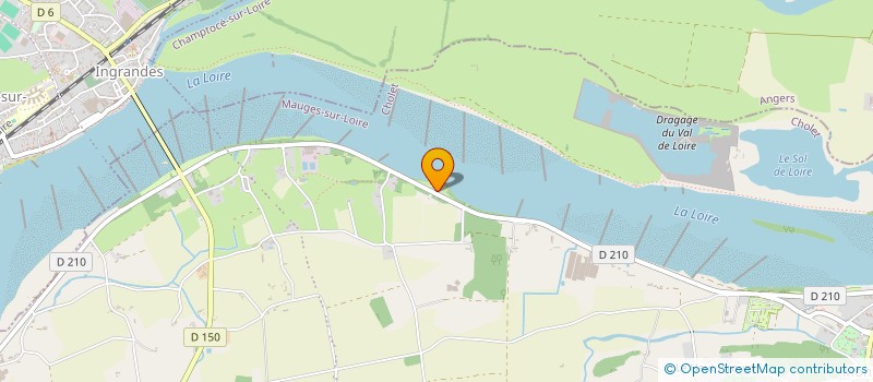 localisation de l'entreprise CHAUVIN DIFFUSION à MAUGES-SUR-LOIRE