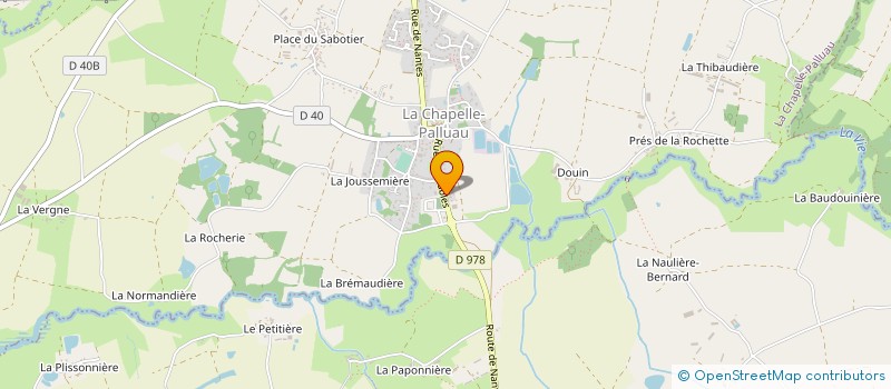 localisation de l'entreprise CHAUVIN EXPRESS  LA CHAPELLE-PALLUAU