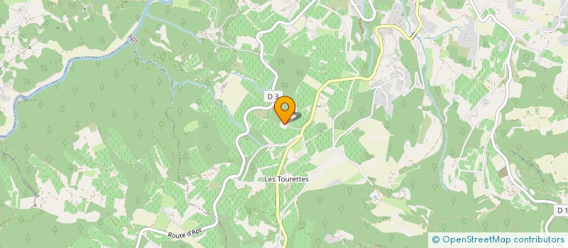 localisation de l'entreprise CHAUVIN FERRONNERIE  RUSTREL