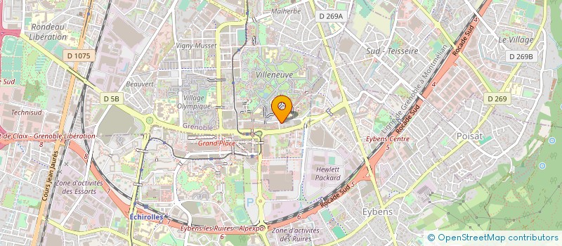 localisation de l'entreprise CHAUVIN GLENAT EXPERTISES  GRENOBLE