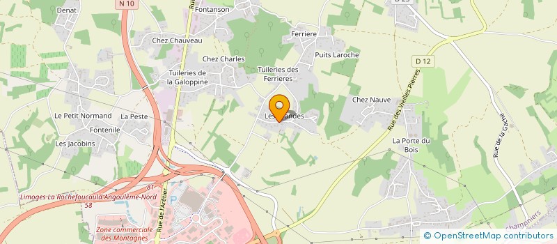 localisation de l'entreprise CHAUVINY à CHAMPNIERS