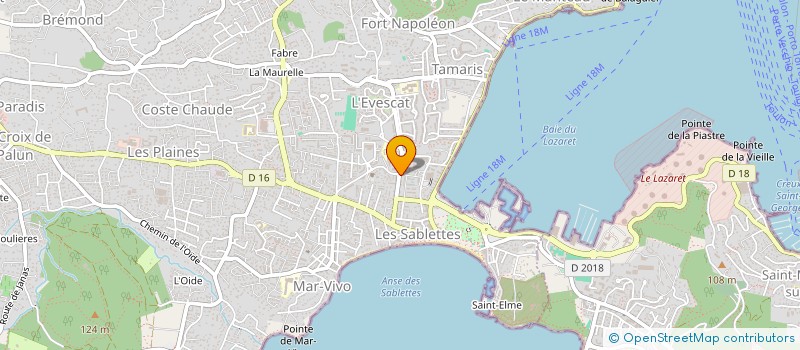 localisation de l'entreprise CHAUVIRE FREDDY ET LUDIVINE  LA SEYNE-SUR-MER