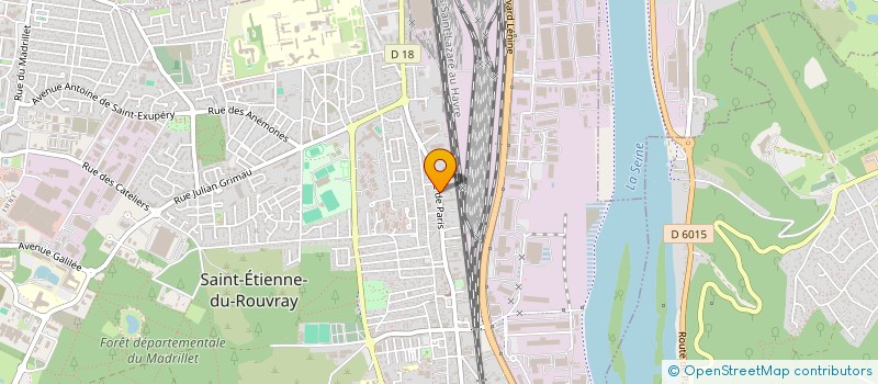 localisation de l'entreprise CHAUVRAY 33  SAINT-ETIENNE-DU-ROUVRAY