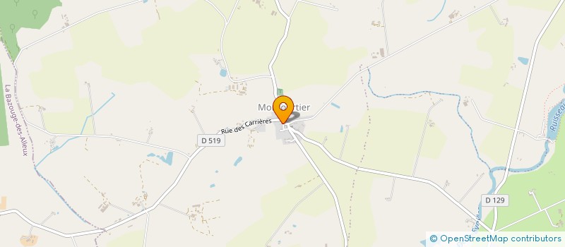 localisation de l'entreprise CHAUX DE BRETAGNE  NEAU