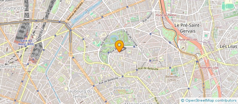 localisation de l'entreprise CHAUX SABLE CIMENT ET PLATRE  PARIS