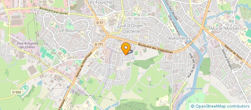 localisation de l'entreprise CHAUZI PHARMA SUPPORT à LAVAL