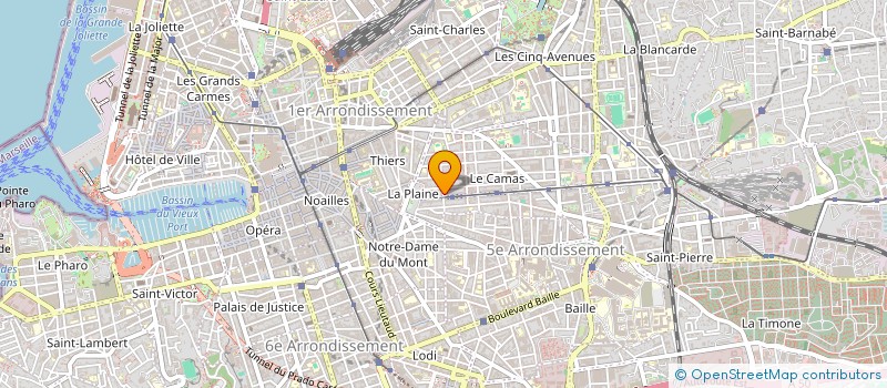 localisation de l'entreprise CHAV IMMO  MARSEILLE