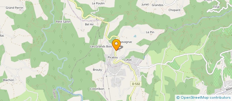 localisation de l'entreprise CHAVAGNAC EN SCENE  LEMPS