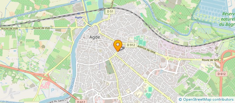 localisation de l'entreprise CHAVALLE à AGDE