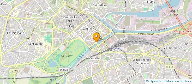 localisation de l'entreprise CHAVANES ET FAUCHE à CAEN