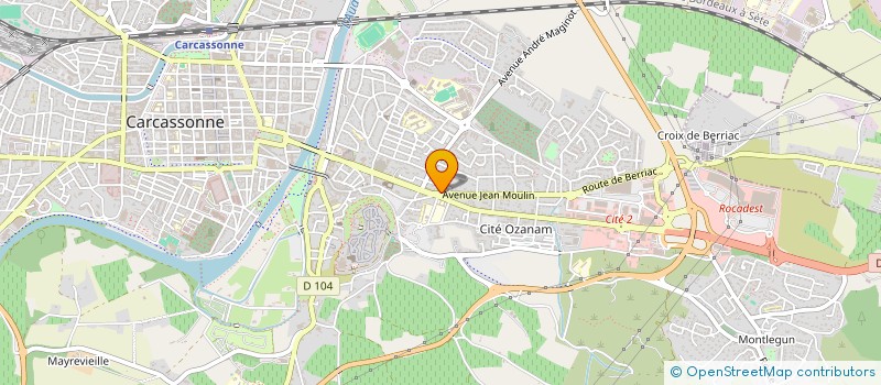 localisation de l'entreprise CHAVANETTE JEAN ET INDIV  CARCASSONNE