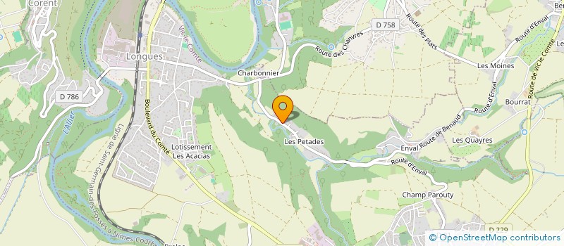 localisation de l'entreprise CHAVANNE  VIC-LE-COMTE