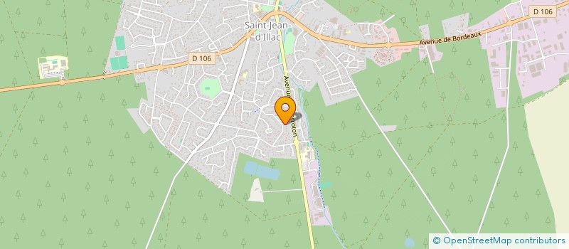 localisation de l'entreprise CHAVANNE 64  SAINT-JEAN-D'ILLAC